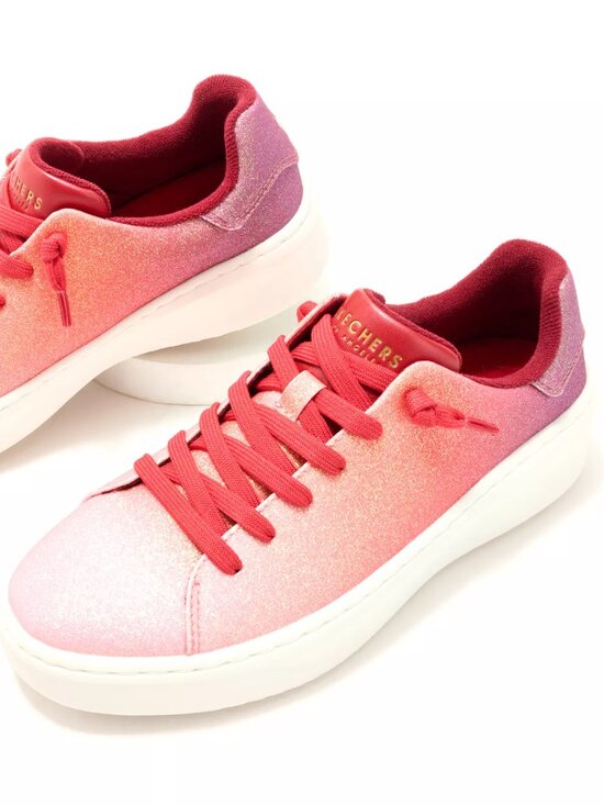 Skechers Shoes - Skechers Street Red, purple pink glitter sneakers 8.5